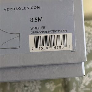 AEROSOLES Cipria Snake Patent Wedge